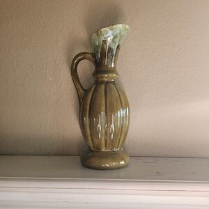 Artisan Ceramic Pitcher Vase